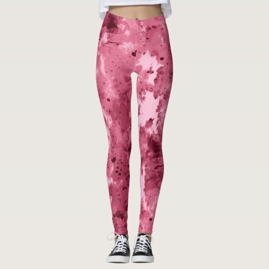Leggings motif de camouflage Abstrait. (Devant)