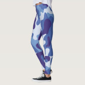 Leggings Motif de camouflage bleu (Gauche)