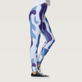 Leggings Motif de camouflage bleu (Droite)