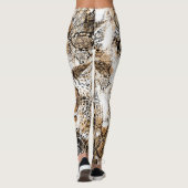 Leggings Motif de camouflage coloré Leopard Zebra (Dos)