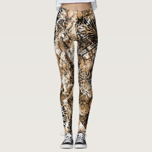 Leggings Motif de camouflage coloré Leopard Zebra