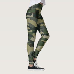 Leggings Motif de camouflage de forêt tactique militaire