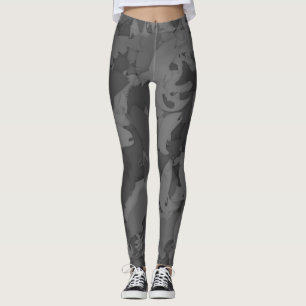Leggings Motif de Camouflage de pêche de la fille de la cam