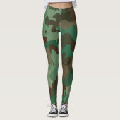 Leggings Motif de camouflage militaire (Forces armées) (Devant)
