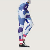 Leggings Motif de camouflage patriotique (Droite)