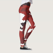 Leggings Motif de camouflage rouge (Droite)