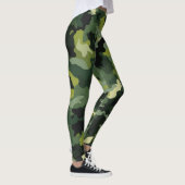 Leggings Motif de camouflage vert (Droite)