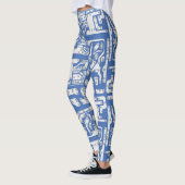 Leggings Motif de carte de circuit (Gauche)