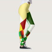 Leggings Motif de cercles abstraits (Droite)