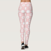 Leggings Motif de cercles roses (Dos)