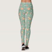 Leggings Motif de cerfs à l'aquarelle (Dos)