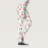 Leggings motif de cerise à l'aquarelle dessinée à la main (Droite)