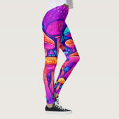 Leggings Motif de champignons colorés (Droite)