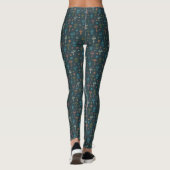 Leggings Motif de champignons Whimsical (Dos)