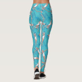 Leggings Motif de charme de natation de Sychronized (Dos)