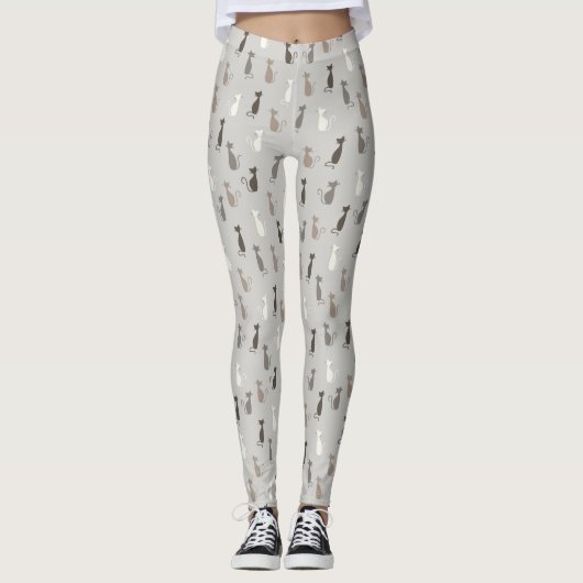 Leggings Motif de chats (Devant)