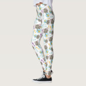 Leggings Motif De Chats, Chats Mignons, Chatons, Poisson (Gauche)