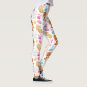 Leggings Motif De Chats, Chats Mignons, Kitty, Chatons, Paw (Droite)
