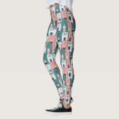 Leggings Motif de chats mignons (Gauche)