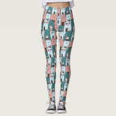 Leggings Motif de chats mignons (Devant)