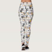 Leggings Motif de chats mignons (Dos)