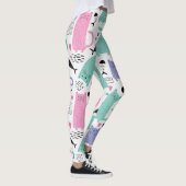 Leggings Motif de chats mignons (Droite)