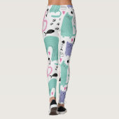 Leggings Motif de chats mignons (Dos)