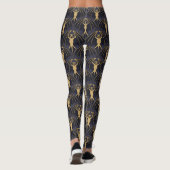 Leggings Motif de chauve-souris Art déco (Dos)