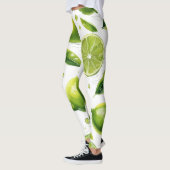 Leggings Motif de chaux (Gauche)