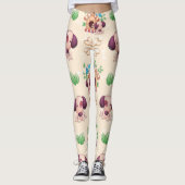 Leggings Motif de chien adorable  (Devant)