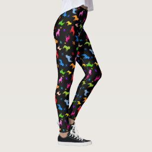 Leggings Motif de chien Bouledogues français