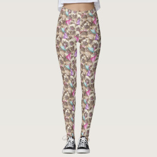 Leggings Motif de chien mou