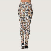 Leggings Motif de chien mou (Dos)