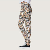 Leggings Motif de chien mou (Gauche)