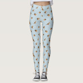 Leggings Motif de chiens (Devant)