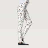 Leggings Motif de chiens de bande dessinée de Jack Russell (Droite)