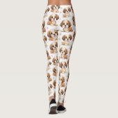 Leggings Motif de chiot (Dos)