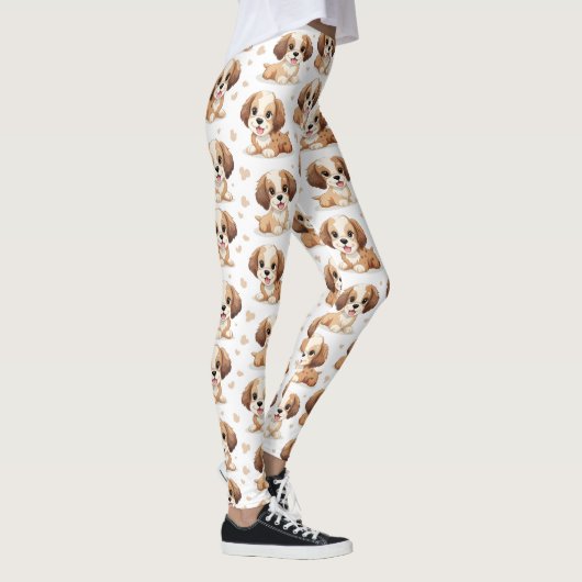 Leggings Motif de chiot (Droite)