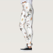 Leggings Motif de chiot amérindien mignon (Gauche)