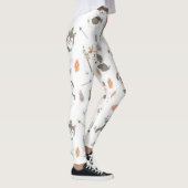 Leggings Motif de chiot amérindien mignon (Droite)