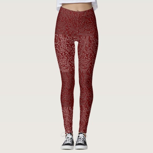 Leggings Motif de circuit connecté b DR Go (Devant)