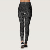 Leggings Motif de circuit connecté b Go noir (Dos)