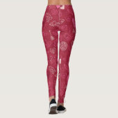 Leggings Motif de coeur (Dos)
