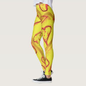 Leggings Motif de coeur (Gauche)