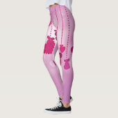 Leggings Motif de coeur (Gauche)