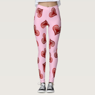 Leggings Motif de coeur