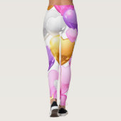 Leggings Motif de coeur (Dos)