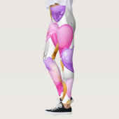 Leggings Motif de coeur (Gauche)