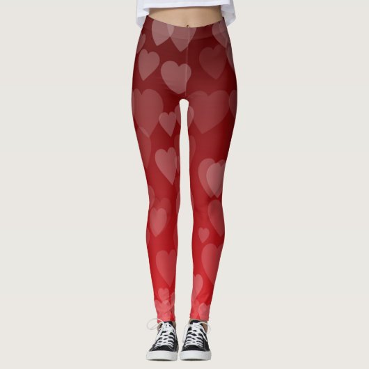 Leggings Motif de coeur 19 (Devant)
