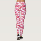 Leggings Motif de coeur aquarelle (Dos)